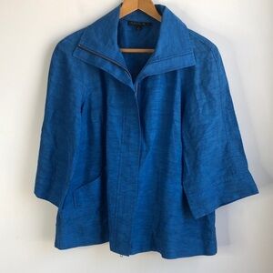 Lafayette 148 New York Blue short jacket